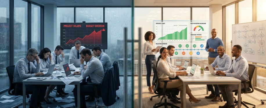 استراتيجيات إدارة المخاطر في المشاريع الناجحة